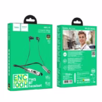 Hoco MMJ11 ENC Bluetooth Neckband Earphone | 100 Hours Music - Image 4
